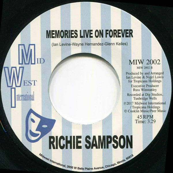 Richie Sampson : Tears At The End Of A Love Affair (7", Single)