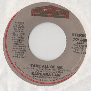 Barbara Law : Take All Of Me / Can You Read My Mind (7", Single)