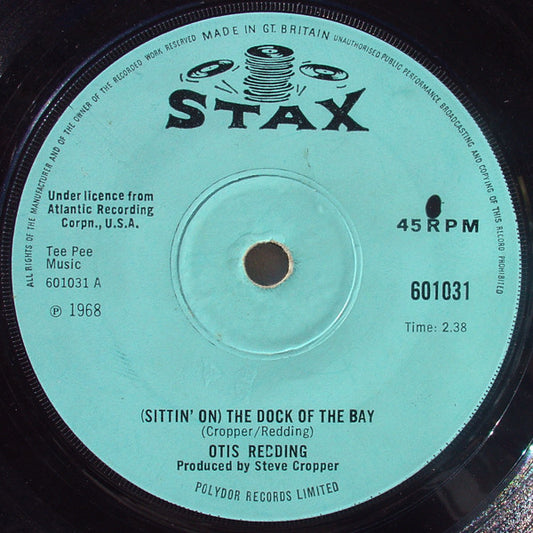 Otis Redding : (Sittin' On) The Dock Of The Bay (7", Single, Sol)