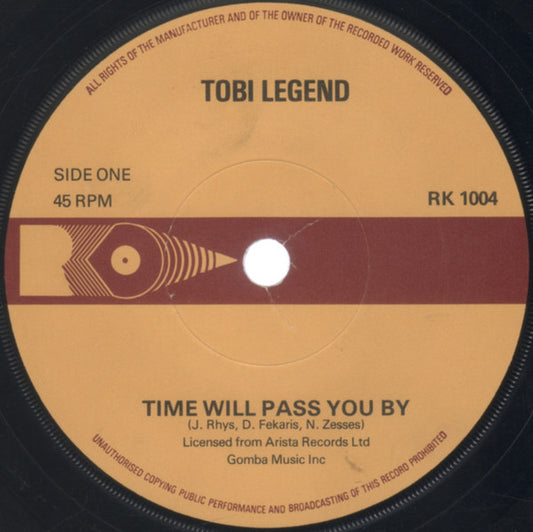 Tobi Legend / Dean Parrish / Jimmy Radcliffe : Time Will Pass You By / I'm On My Way / Long After Tonight Is All Over (7", Comp)