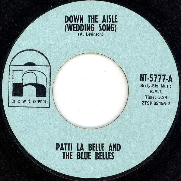 Patti LaBelle And The Bluebells : Down The Aisle (Wedding Song) / C'est La Vie (So Goes Life) (7", Single, Mono, RP, Styrene, Bri)