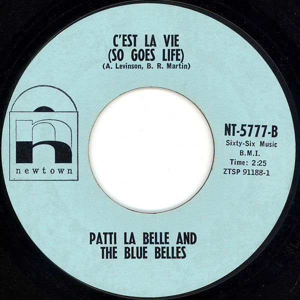 Patti LaBelle And The Bluebells : Down The Aisle (Wedding Song) / C'est La Vie (So Goes Life) (7", Single, Mono, RP, Styrene, Bri)