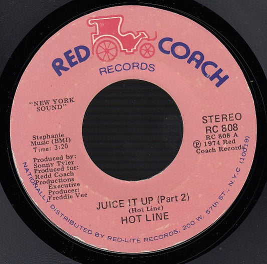 Hot Line (3) : Juice It Up (7", Styrene)