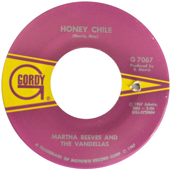 Martha Reeves And The Vandellas* : Honey Chile (7", Single)