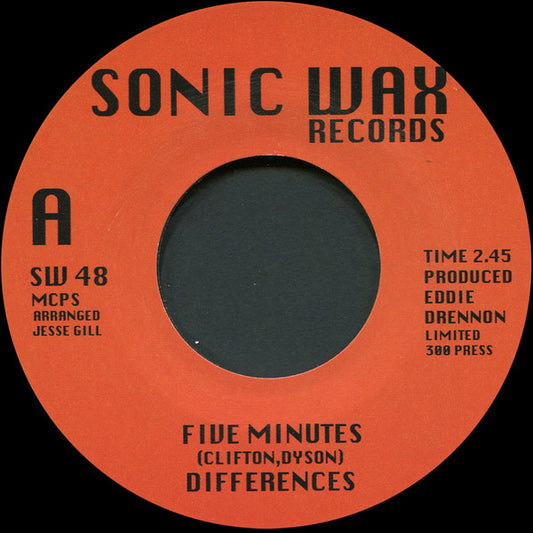 The Differences : Five Minutes (7", S/Sided, Single)