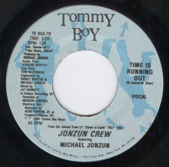 The Jonzun Crew Featuring Michael Jonzun : Lovin' / Time Is Running Out (7")