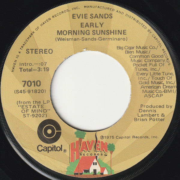 Evie Sands : You Brought The Woman Out Of Me (7", Single)