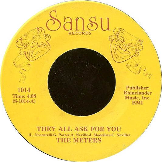 The Meters : They All Ask For You  (7", Single)