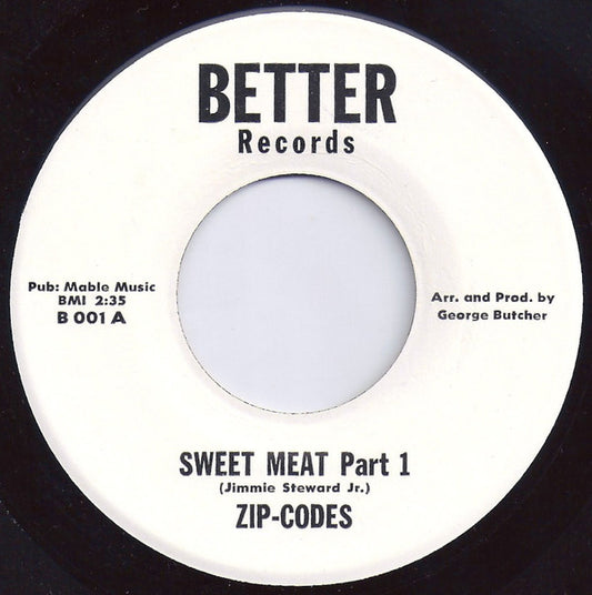 Zip-Codes : Sweet Meat (7", Single)