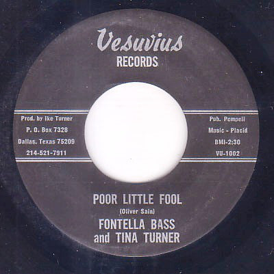 Fontella Bass and Tina Turner / Fontella Bass : Poor Little Fool / This Would Make Me Happy (7", Single, RE)