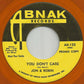 Jon & Robin : Drums (7", Single, Promo, Ora)
