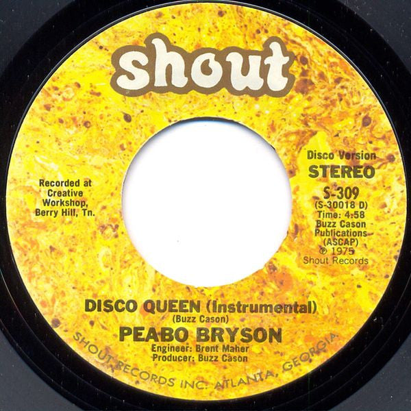 Peabo Bryson : Disco Queen (7")