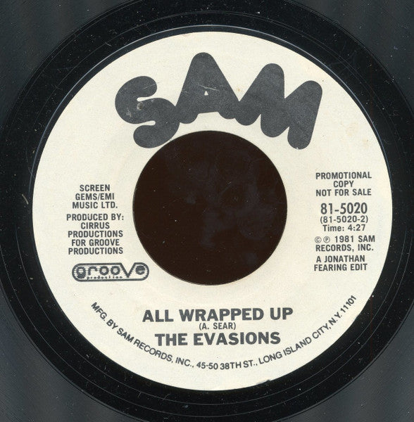 The Evasions : Wikka Wrap (7", Promo, Styrene)