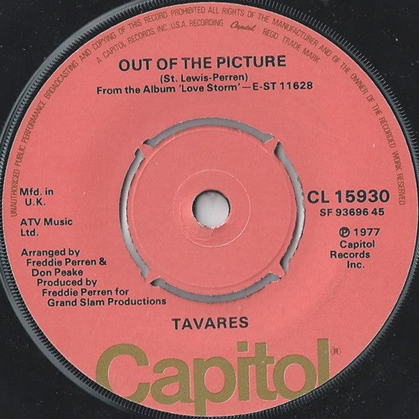 Tavares : One Step Away (7", Single)