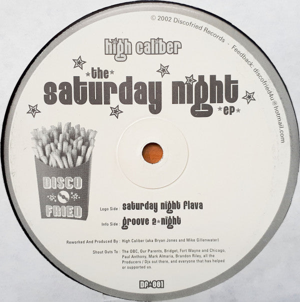 High Caliber : The Saturday Night EP (12", EP)