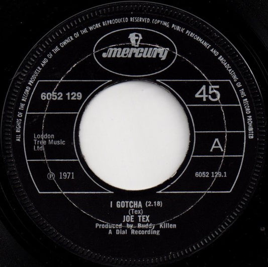 Joe Tex : I Gotcha (7", Single, Pap)