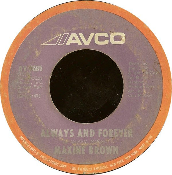 Maxine Brown : Make Love To Me / Always And Forever (7", Single)