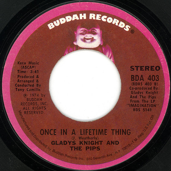 Gladys Knight And The Pips : Best Thing That Ever Happened To Me / Once In A Lifetime Thing (7", Single, Styrene, Pit)