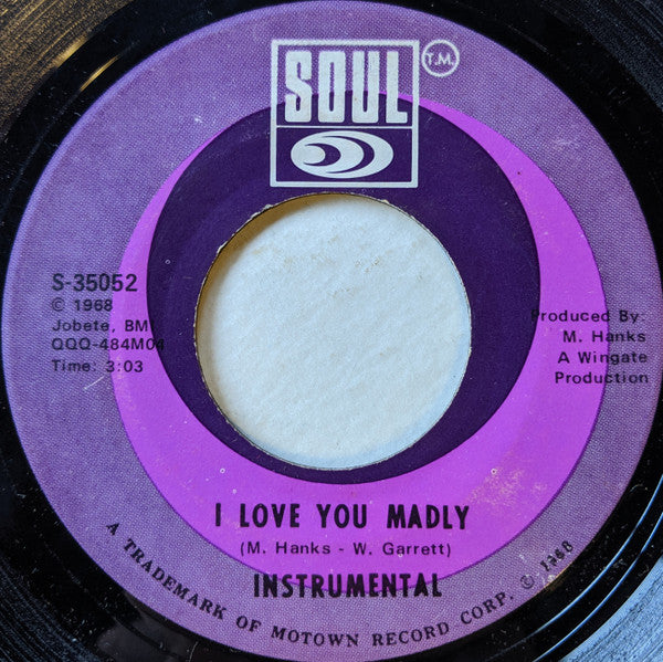 Fantastic Four : I Love You Madly (7", Single, Mono, ARP)