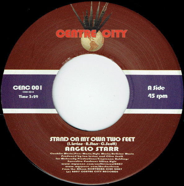 Angelo Starr : Stand On My Own Two Feet / Non Stop Destination (7", Single)