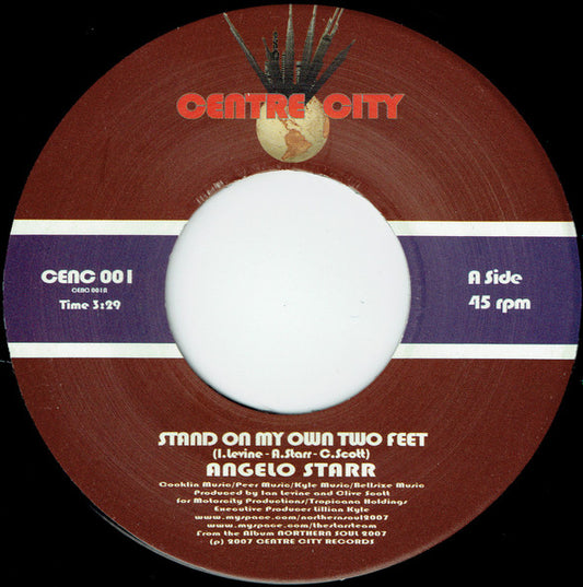 Angelo Starr : Stand On My Own Two Feet / Non Stop Destination (7", Single)