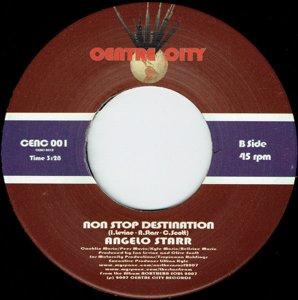 Angelo Starr : Stand On My Own Two Feet / Non Stop Destination (7", Single)