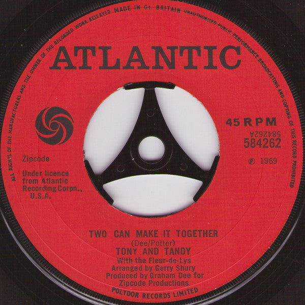 Tony Head And Sharon Tandy With Les Fleur De Lys : Two Can Make It Together (7", Single)