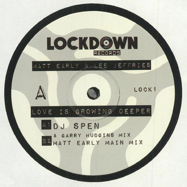 Matt Early & Lee Jeffries : Love Is Growing Deeper (12")