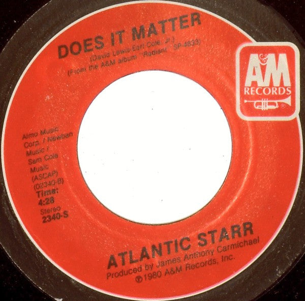 Atlantic Starr : Send For Me (7", Single)