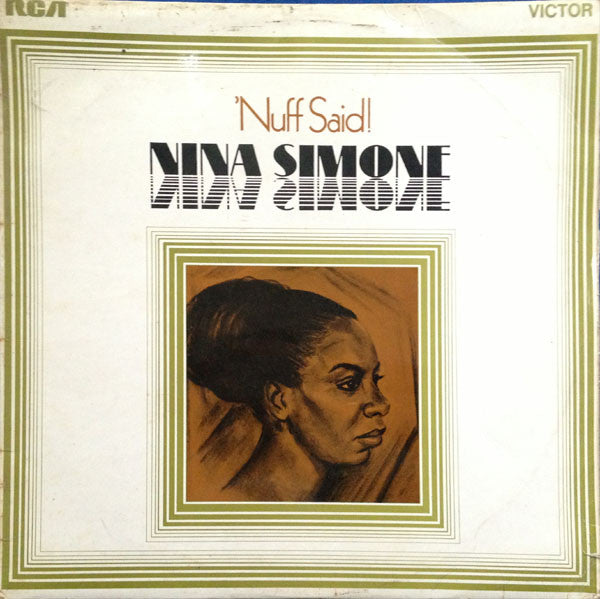 Nina Simone : 'Nuff Said! (LP, Album, Mono)