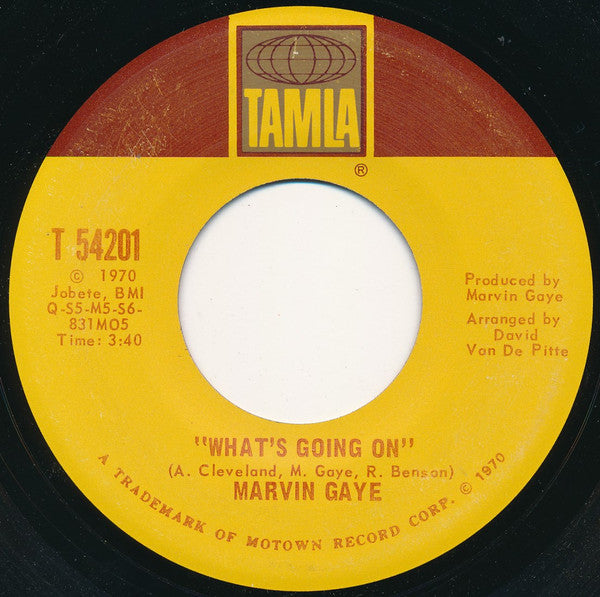 Marvin Gaye : What's Going On (7", Single, San)