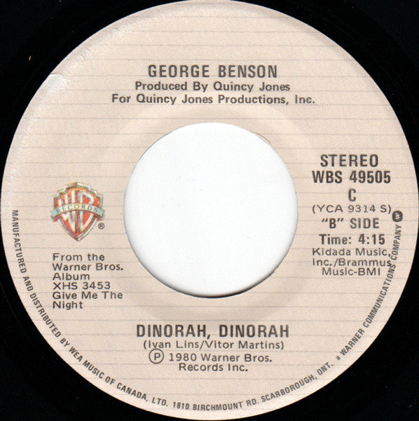 George Benson : Give Me The Night (7")