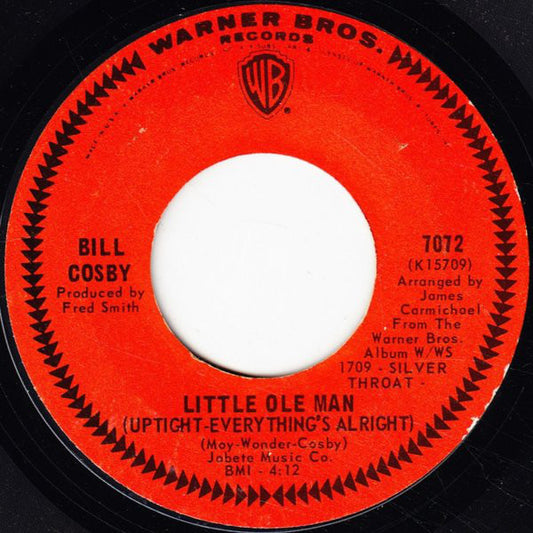 Bill Cosby : Little Ole Man (Uptight-Everything's Alright) / Don' Cha Know (7", Single, Styrene, San)