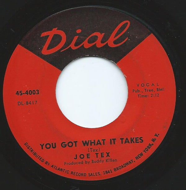 Joe Tex : You Better Get It / You Got What It Takes (7", Single)