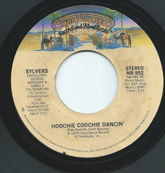 The Sylvers : Hoochie Coochie Dancin' (7", (72)