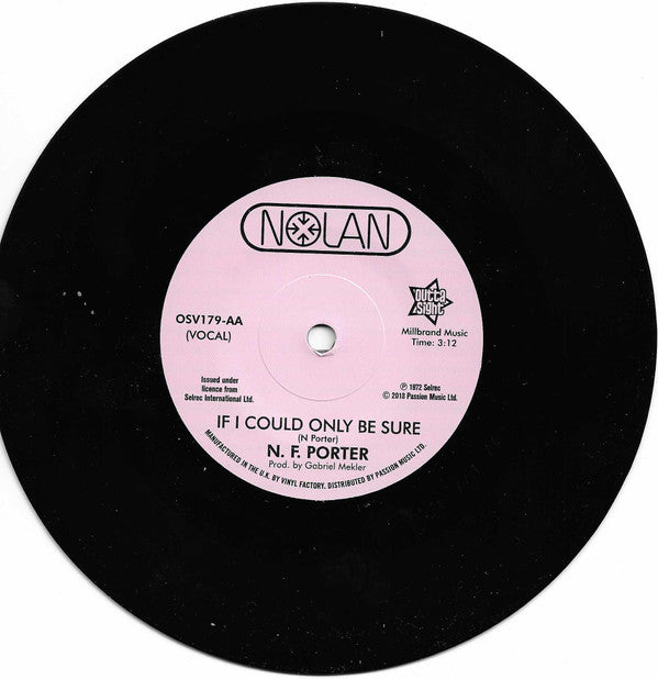 Nolan Porter : Keep On Keeping On / If I Could Only Be Sure (7", Ltd, Promo)