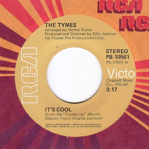 The Tymes : It's Cool / Good Morning Dear Lord (7")