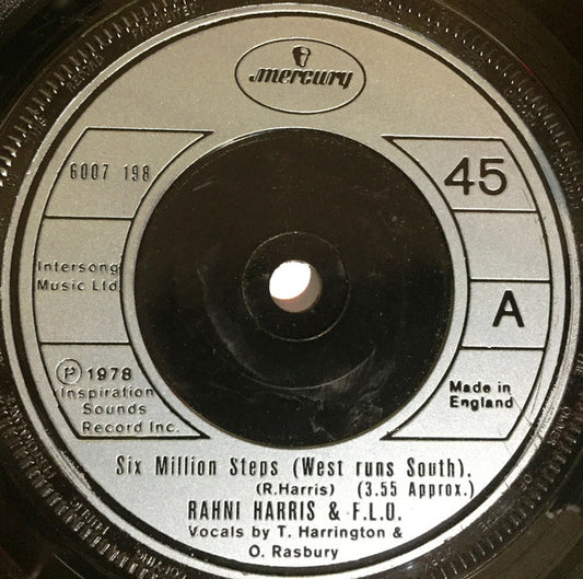 Rahni Harris & Family Love (4) : Six Million Steps (West Runs South) (7", Single)