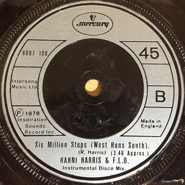 Rahni Harris & Family Love (4) : Six Million Steps (West Runs South) (7", Single)