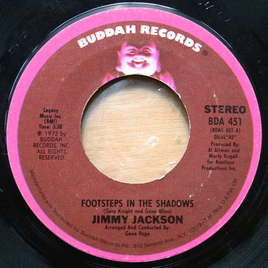 Jimmy Jackson / Kantlose Orchestra And Chorus : Footsteps In The Shadows (7")