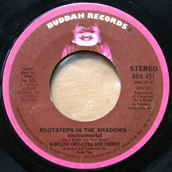 Jimmy Jackson / Kantlose Orchestra And Chorus : Footsteps In The Shadows (7")