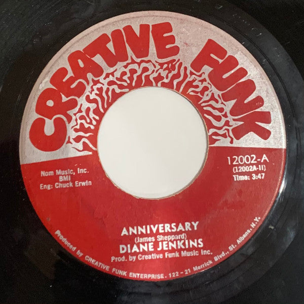 Diane Jenkins : Anniversary / Tow-A-Way Zone (7", Single, Red)