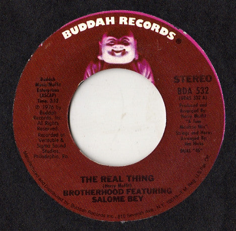 Brotherhood (16) Featuring Salome Bey : The Real Thing (7", Single)