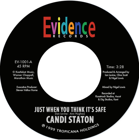 Candi Staton : Just When You Think It's Safe (7", Single)