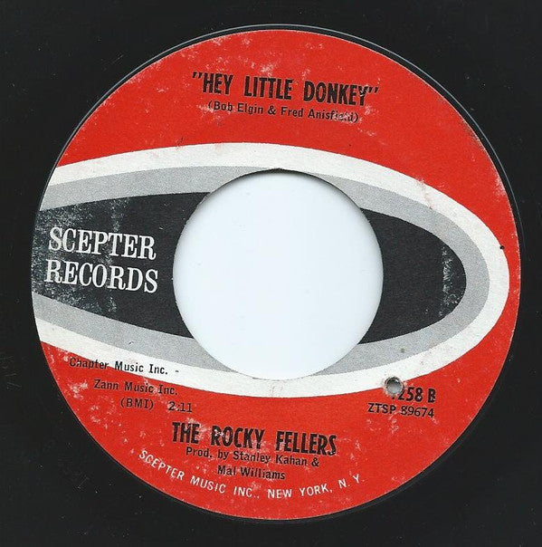 The Rocky Fellers : Ching-A-Ling Baby / Hey Little Donkey (7", Single)