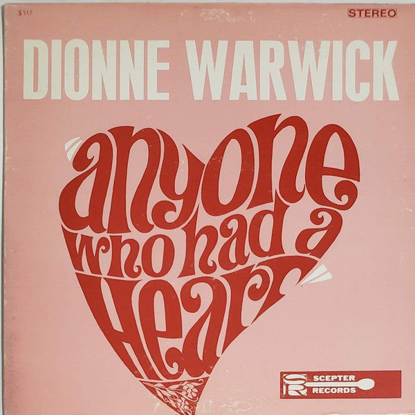 Dionne Warwick : Anyone Who Had A Heart (LP, Album, Pit)