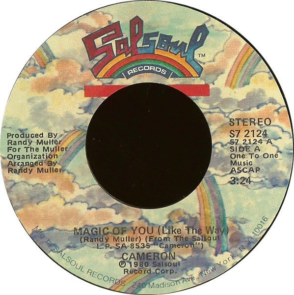 Rafael Cameron : Magic Of You (Like The Way) / Feelin' (7", Styrene)