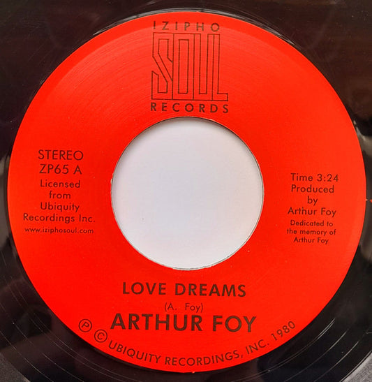 Arthur Foy : Love Dreams / Love Storm (7")