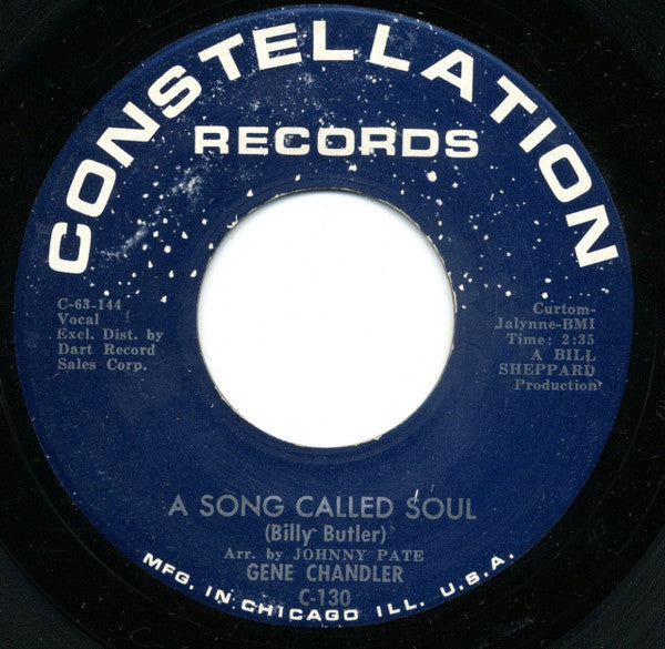 Gene Chandler : Just Be True / A Song Called Soul (7")