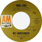 Wes Montgomery : Wind Song / Goin' On To Detroit (7", Single, Styrene)